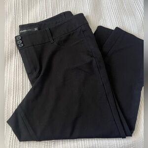 Torrid, size 22R, gently used, black, high waisted skinny pants